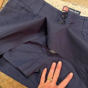 SKIRT SKORT SHORTS 13 DUCK HEAD Classic Preppy SORORITY #ZTA Nautical Like New